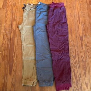 Bundle of Boys Old Navy & Gap Kahki Style Joggers Size 14/16